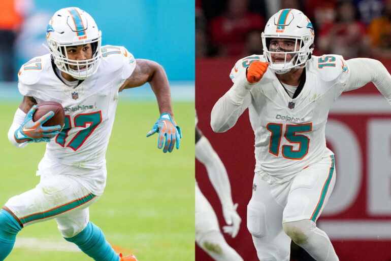 Dolphins plan to pick up fifth-year options on WR Jaylen Waddle, LB Jaelan Phillips