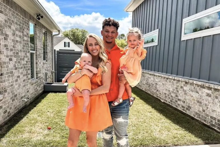 Sterling Mahomes shows great bravery during a hike leaving parents Patrick and Brittany are proud